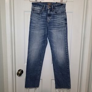 Porter Blue The Rebel Straight-Mabel High Rise Straight Leg Jeans Denim Women 25